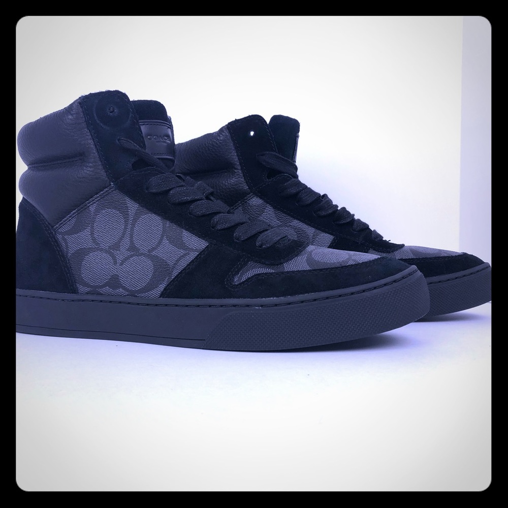 Coach Dewitt hi top sneakers mens size 8